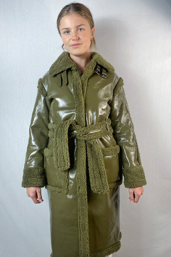 K.Zell - Pleather Fur Coat