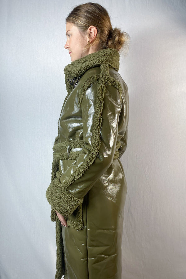 K.Zell - Pleather Fur Coat