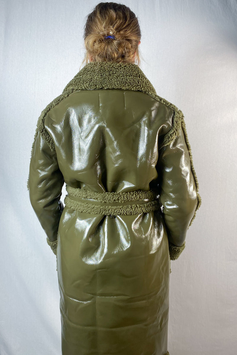 K.Zell - Pleather Fur Coat