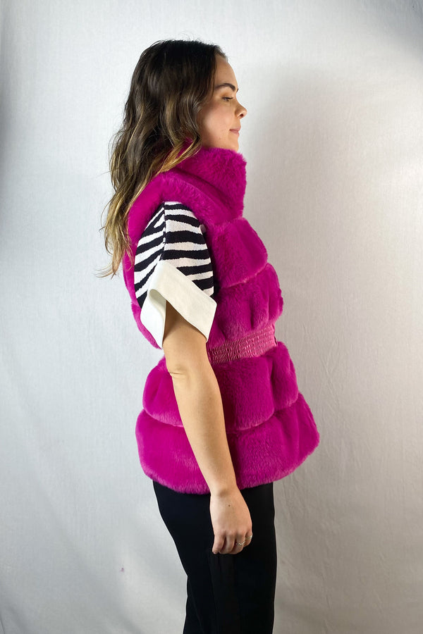 No Label - Fluffy Vest Jacket