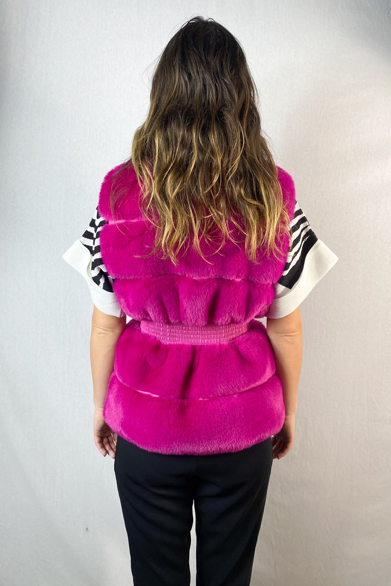 No Label - Fluffy Vest Jacket