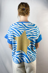 Lara - Zebra Stripe Top