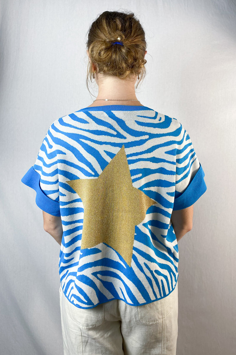 Lara - Zebra Stripe Top