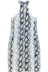 Carla Zampatti - Faux Snake Midi Dress