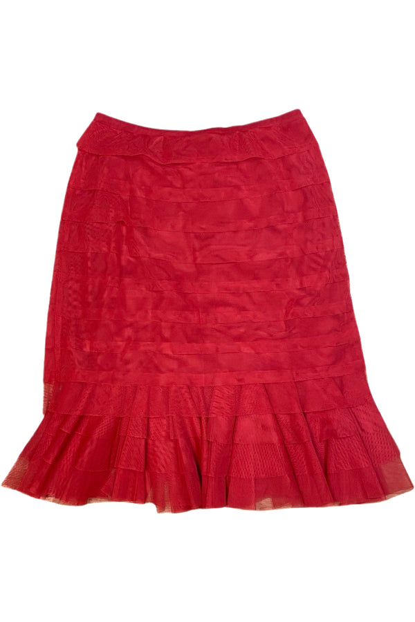 Andrea Moore - Mesh Tiered Skirt