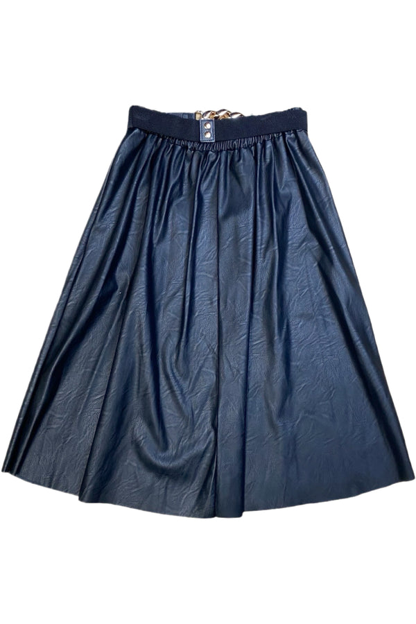 New Collection - Pleather Midi Skirt