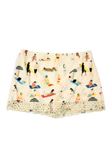 Never Fully Dressed - Beach Print Skort