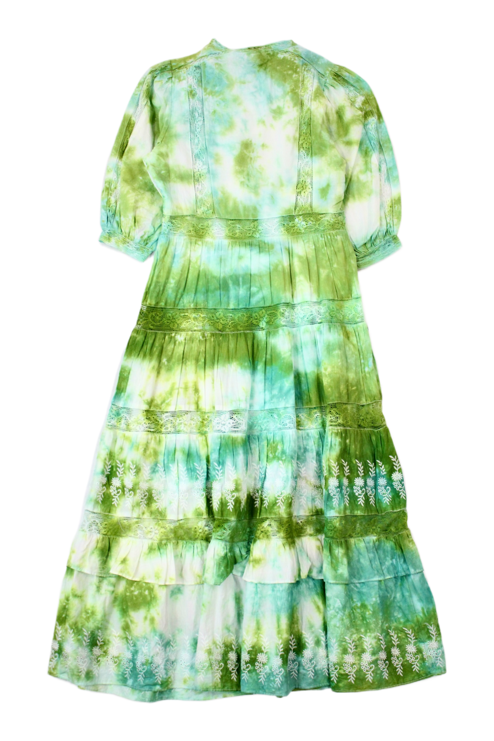 green love shack fancy dress LoveShackFancy Nivara Lace Ruffle Mini Dress main image 0