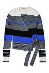 Diane von Furstenberg - Striped Wrap Top
