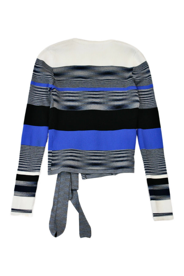 Diane von Furstenberg - Striped Wrap Top