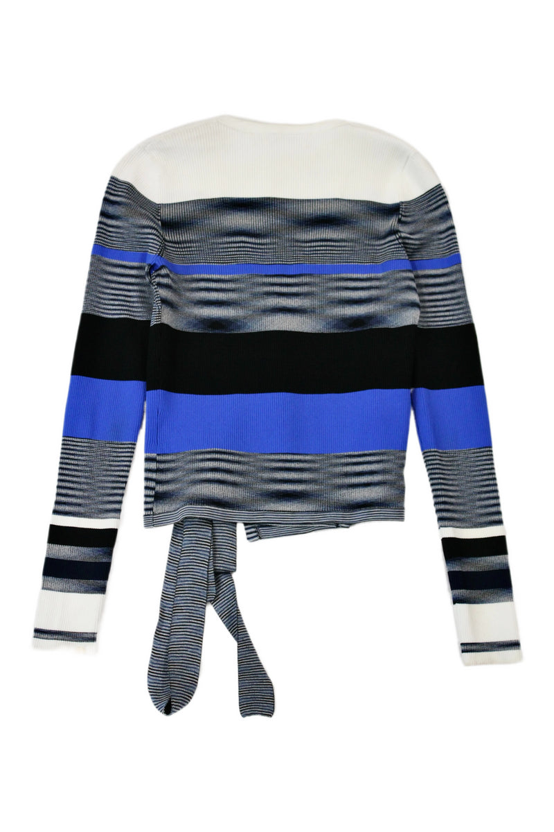 Diane von Furstenberg - Striped Wrap Top