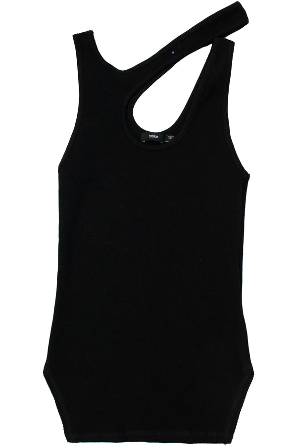Bassike - Asymmetrical Neck Tank