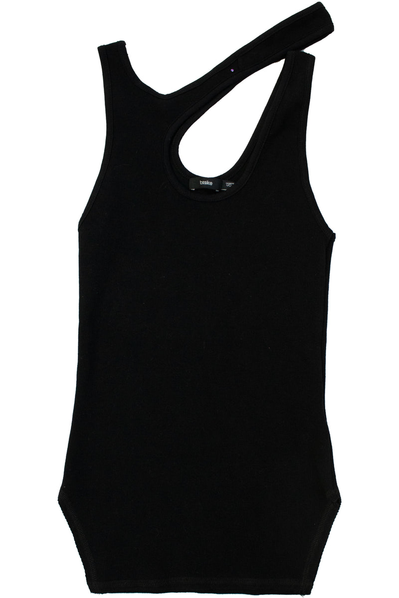 Bassike - Asymmetrical Neck Tank