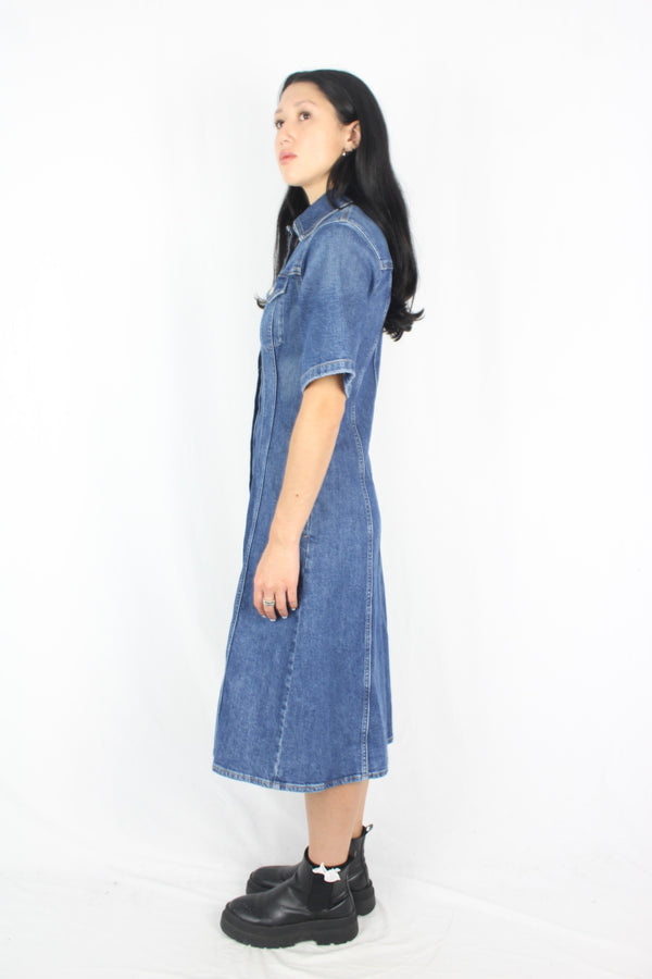 Country Road - Denim Midi Dress