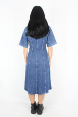 Country Road - Denim Midi Dress