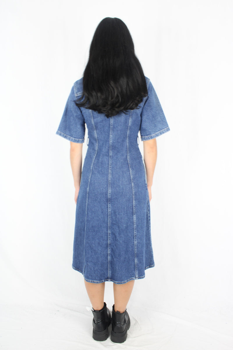 Country Road - Denim Midi Dress
