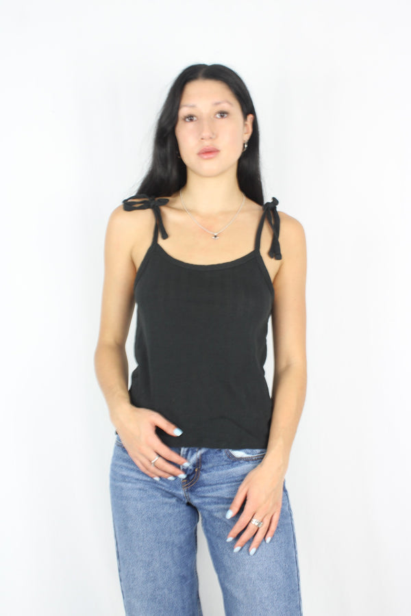 Caitlin Crisp - Black Essential Tie Cami