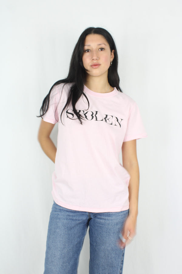 Stolen Girlfriends Club - Wavy Text Logo Tee