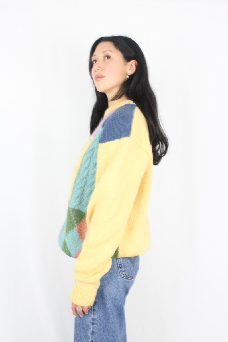 Scofield - Vintage Geometric Jumper