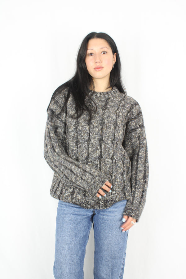 New Fast - Vintage Cable Knit Jumper