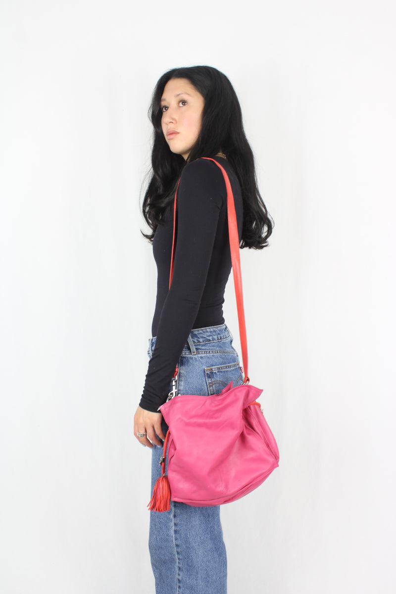Loewe - Leather Crossbody Bag