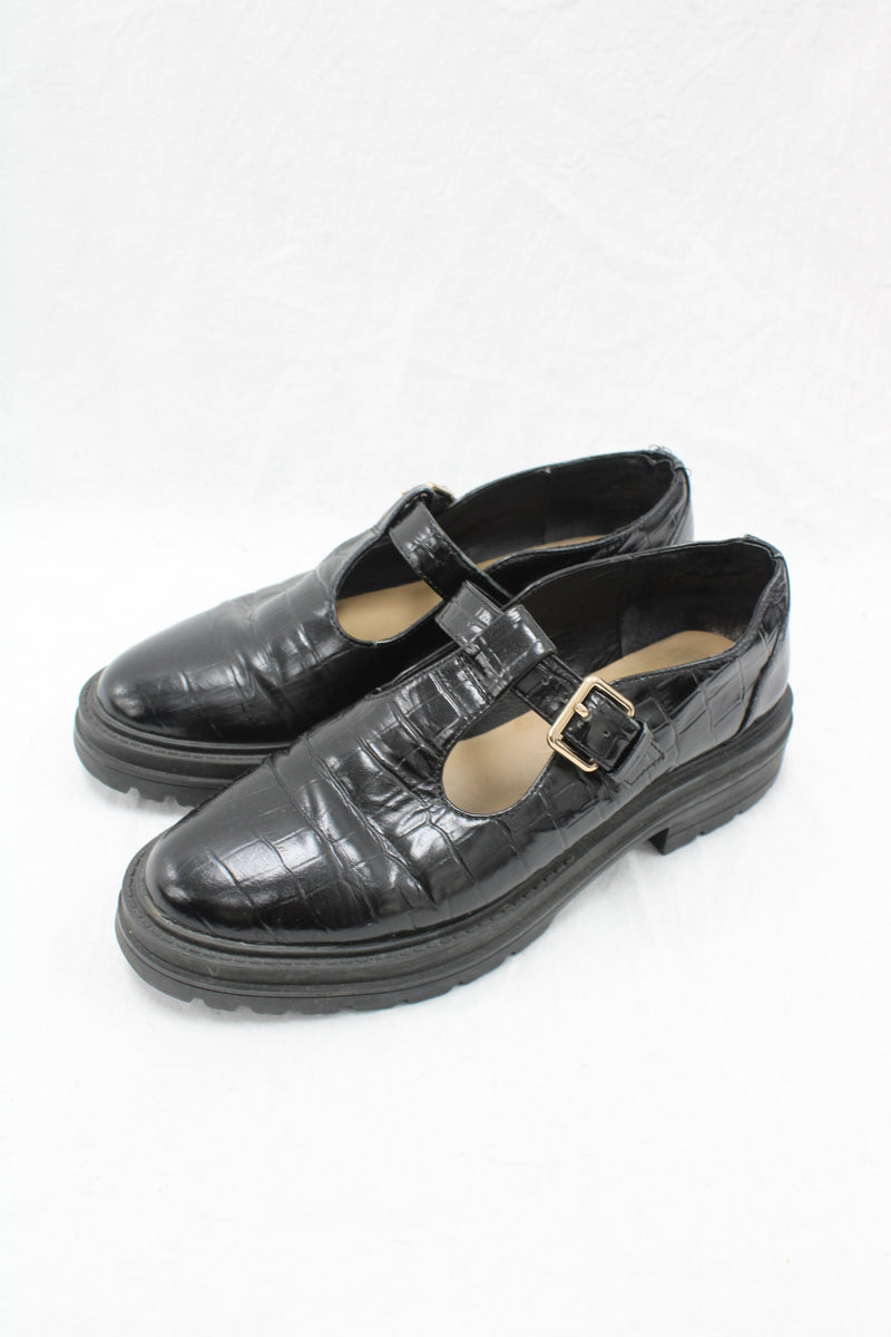Isabella Anselmi - Croc Mary-Jane Shoes