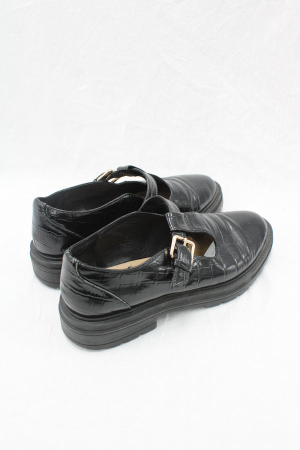 Isabella Anselmi - Croc Mary-Jane Shoes