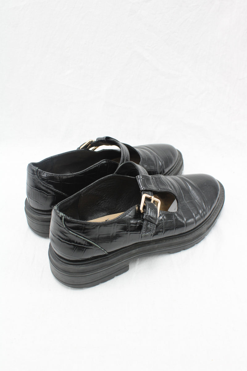 Isabella Anselmi - Croc Mary-Jane Shoes