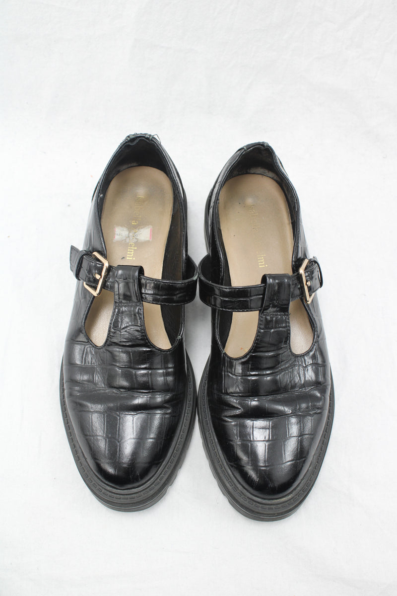 Isabella Anselmi - Croc Mary-Jane Shoes
