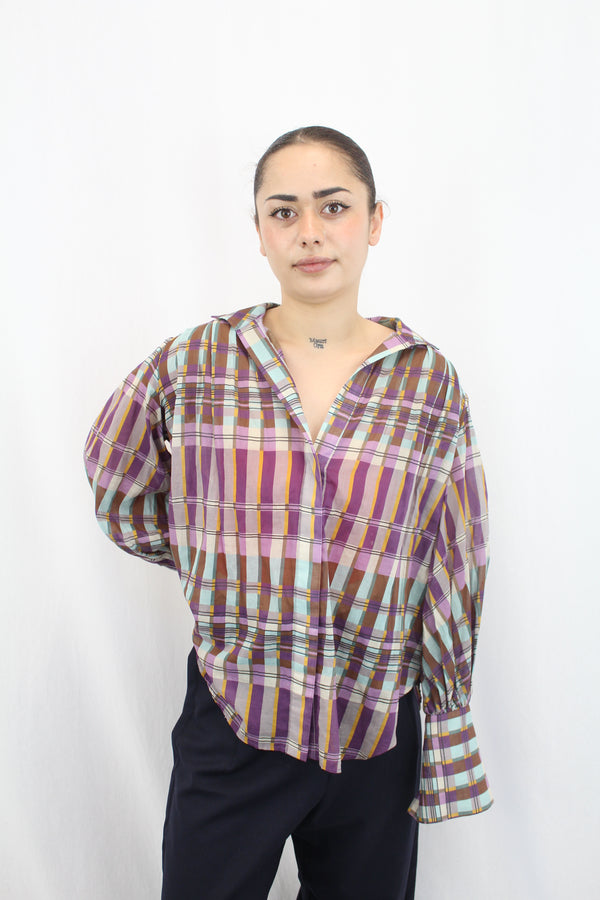 Shona Joy - Puff Sleeve Button Up