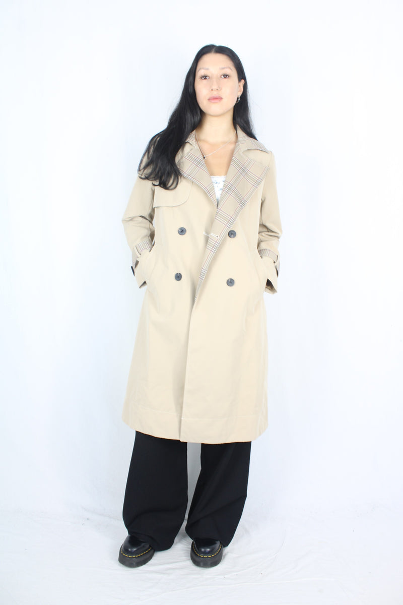 Ghupian - Plaid Trench Coat