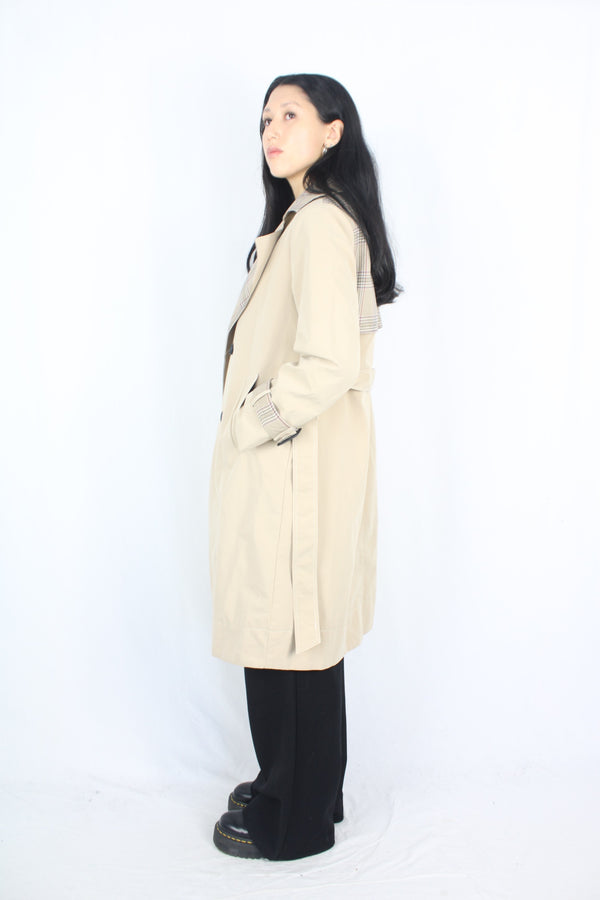 Ghupian - Plaid Trench Coat