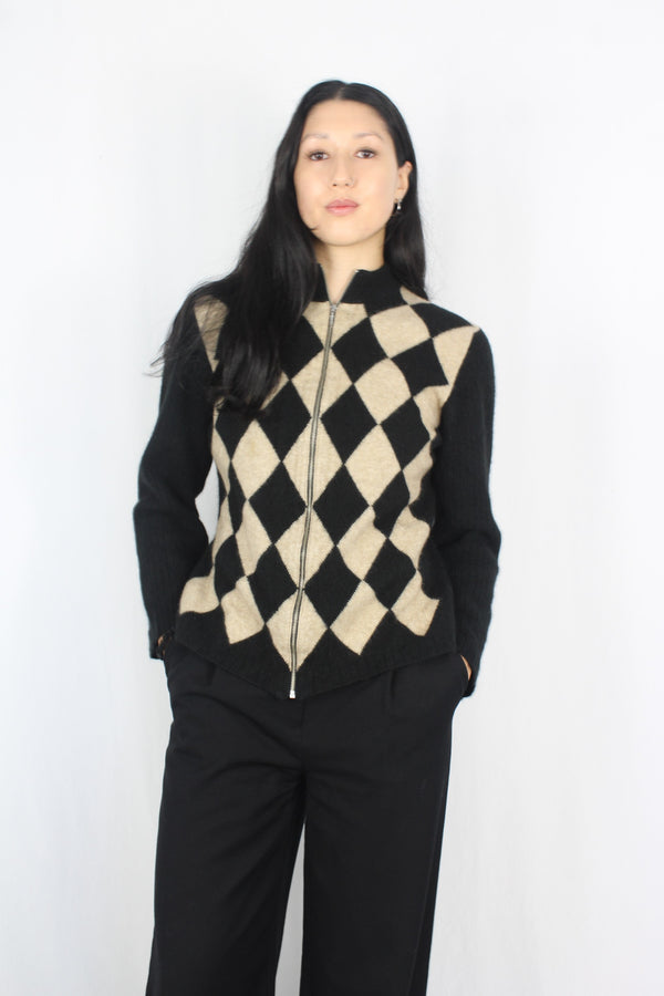 Lyle & Scott - Vintage Diamond Cardigan