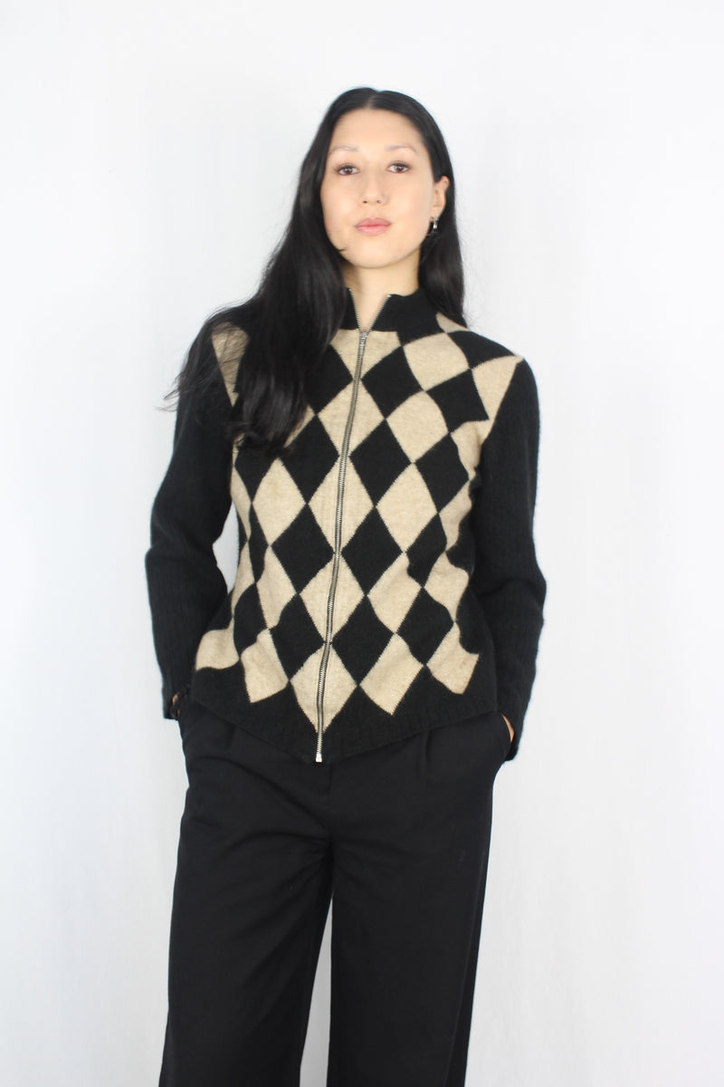Lyle & Scott - Vintage Diamond Cardigan