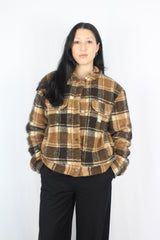 Riders By Lee - Plaid Teddy Jacket