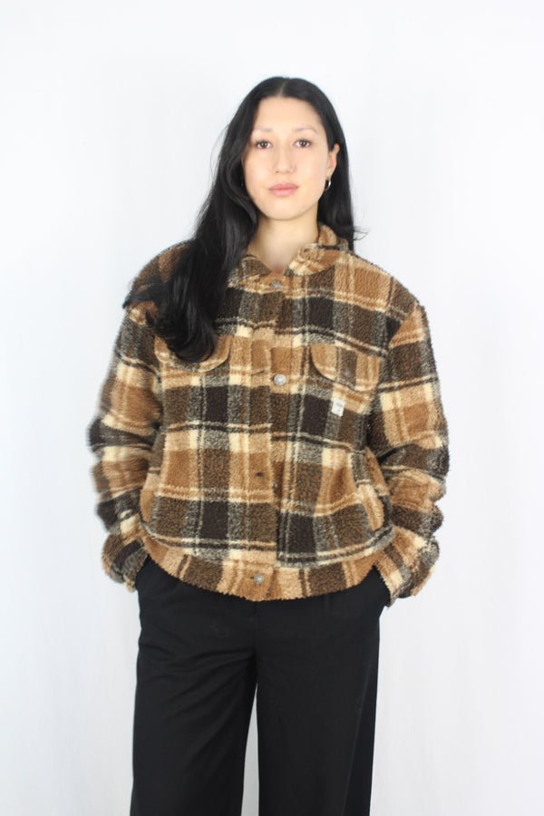 Riders By Lee - Plaid Teddy Jacket