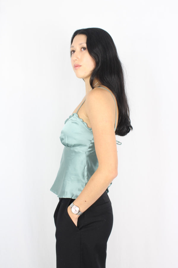 Hansen & Gretel - Silk Ruffle Cami
