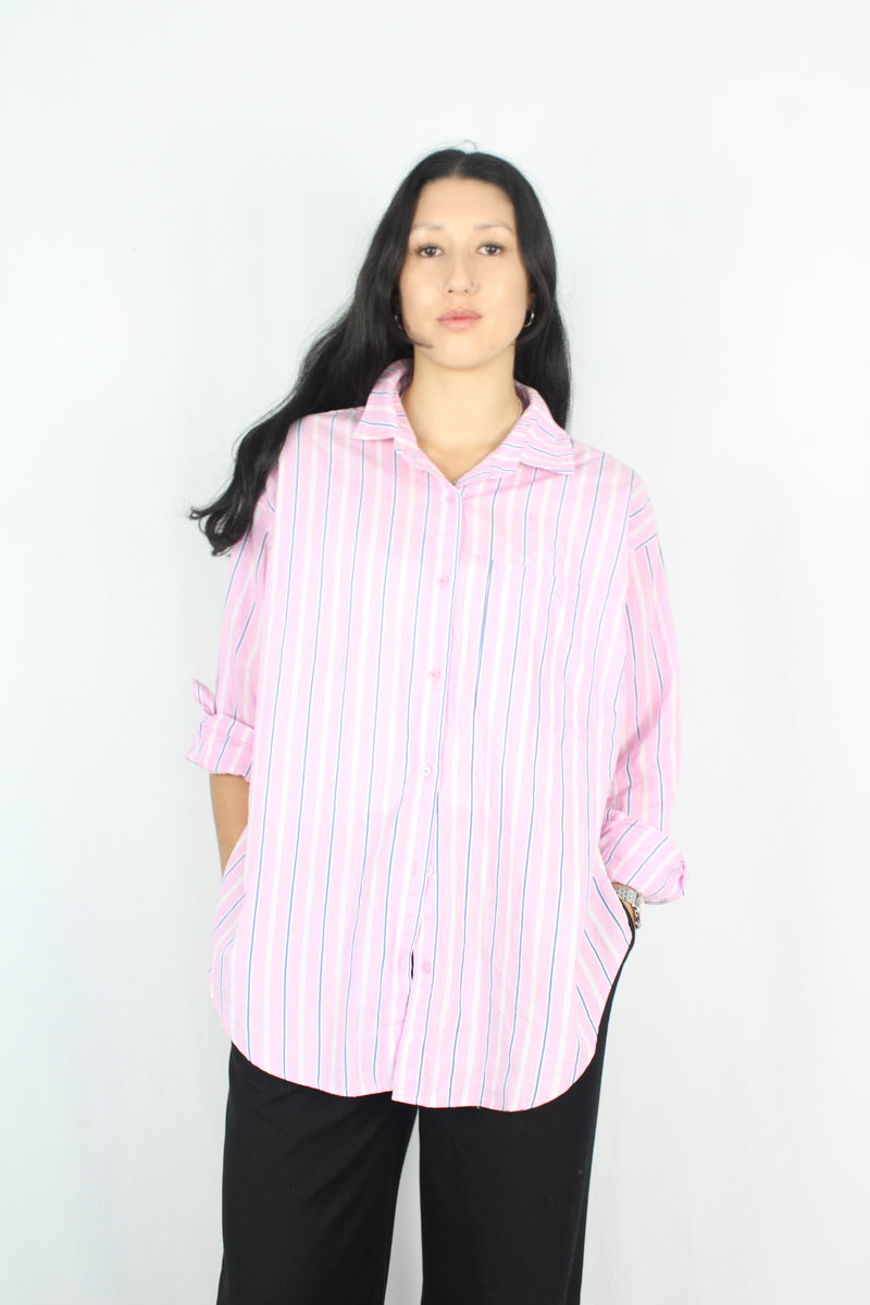 Stories Be Told - Oversized Striped Shirt