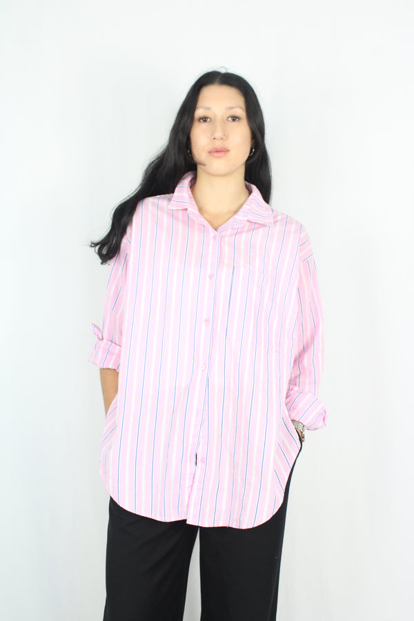 Stories Be Told - Oversized Striped Shirt