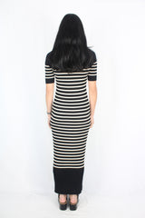 Cos - Striped Ribbed Dress