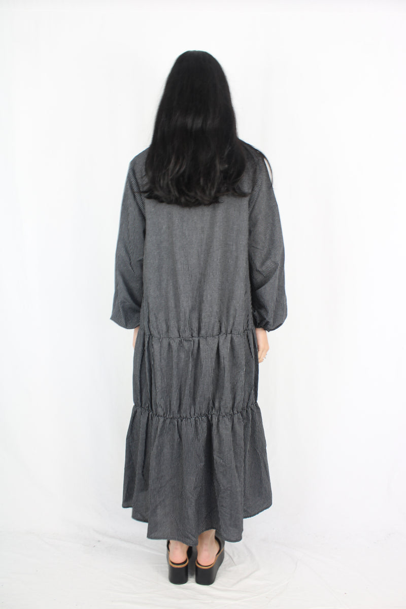 Moochi - Seize Striped Smock Dress