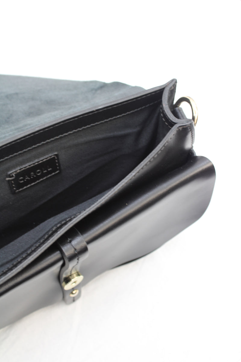 Caroll - Leather Double Flap Bag