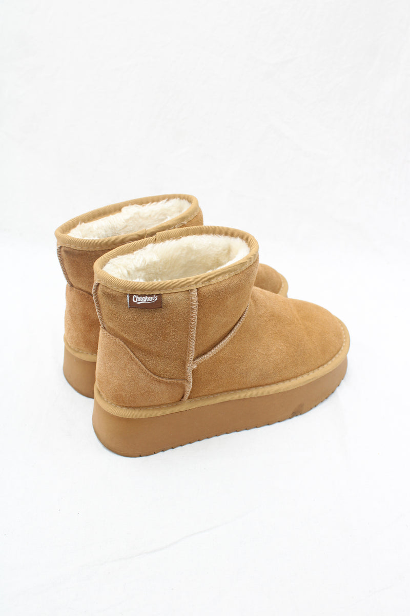 Chaakan's - Suede Fluffy Boots