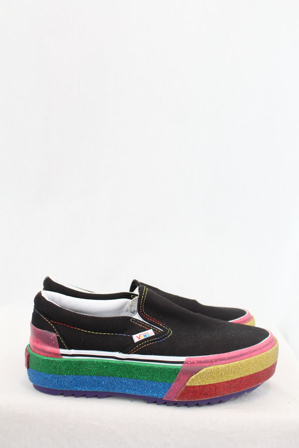 Vans - Glitter Platform Shoes