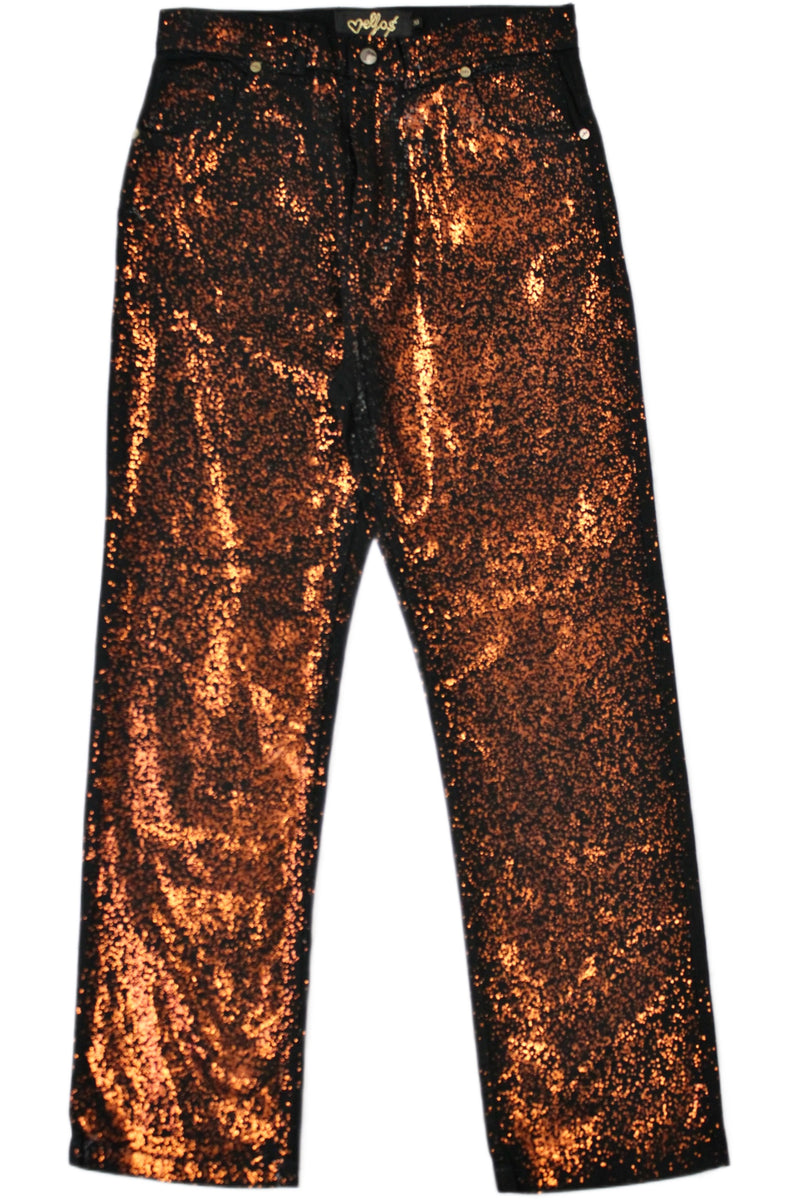 Delfos - Metallic Splatter Jeans