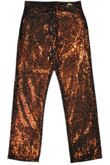 Delfos - Metallic Splatter Jeans