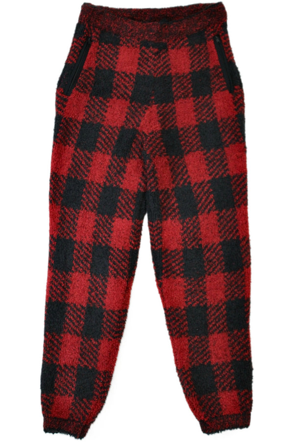 Skims- Plaid Pattern Fleece Pants