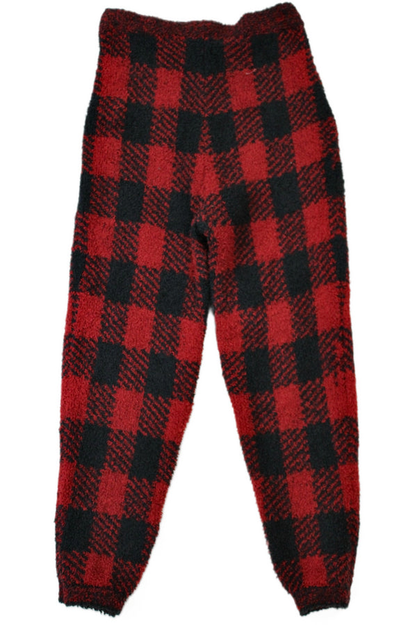 Skims- Plaid Pattern Fleece Pants