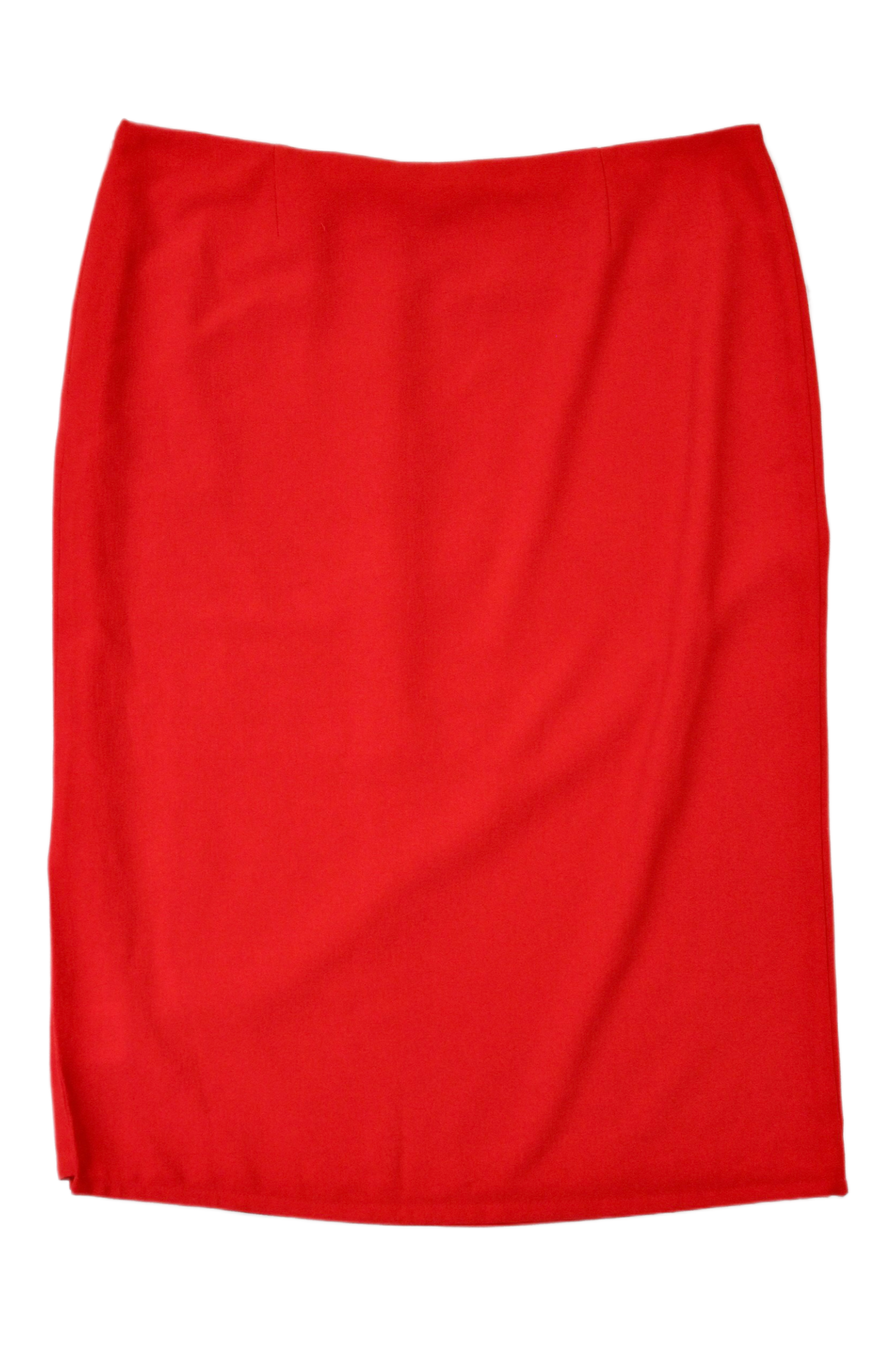 MIAOU - Red Midi Skirt