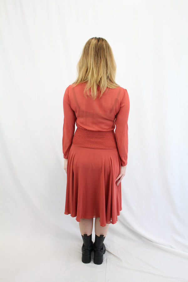 Sylvester - Gathered Waist Midi Dress